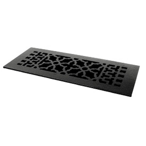 Acorn Mfg Acorn GR4BG-D Cast Iron Grille with Screws and Holes - Black GR4BG-D